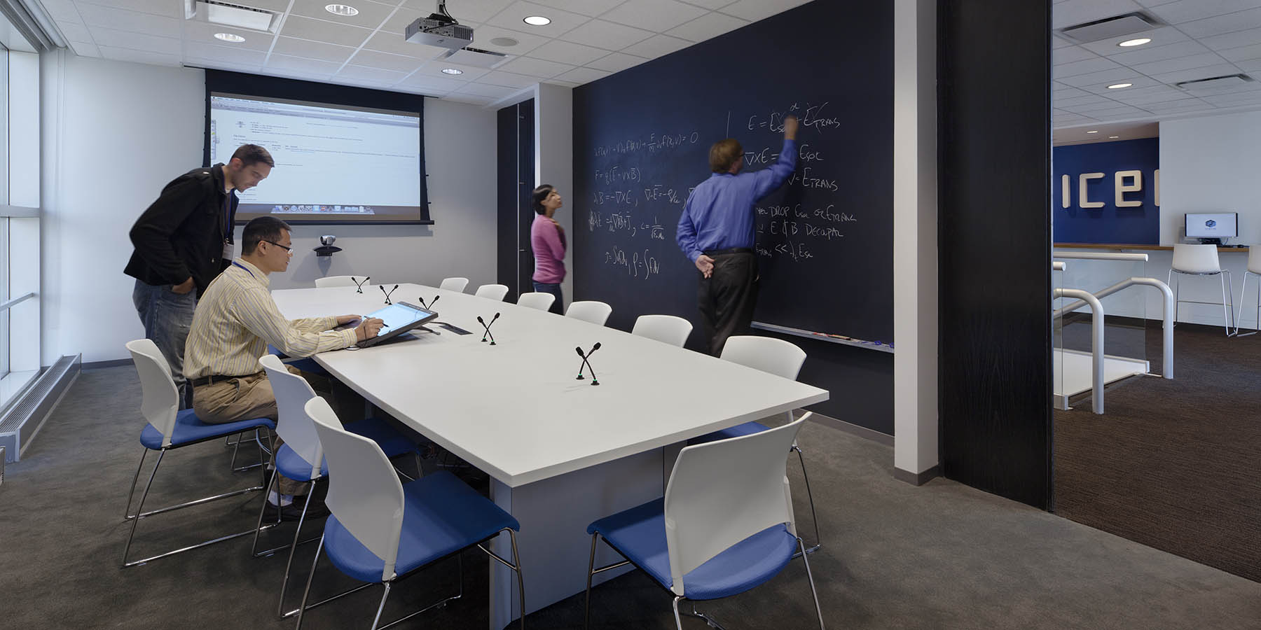 ICERM's conference room