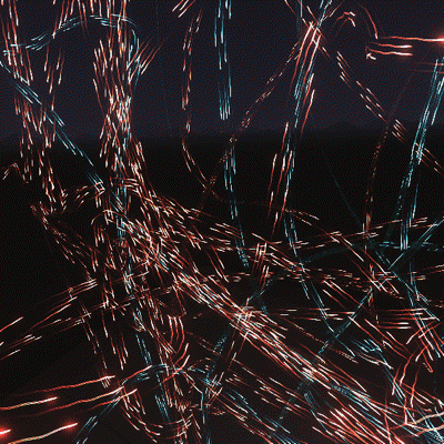 GIF of movements in Google Tiltbrush VR.
