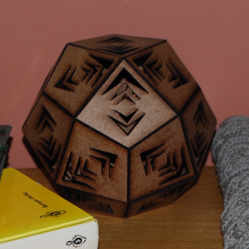 Lasercut Catalan Solids
