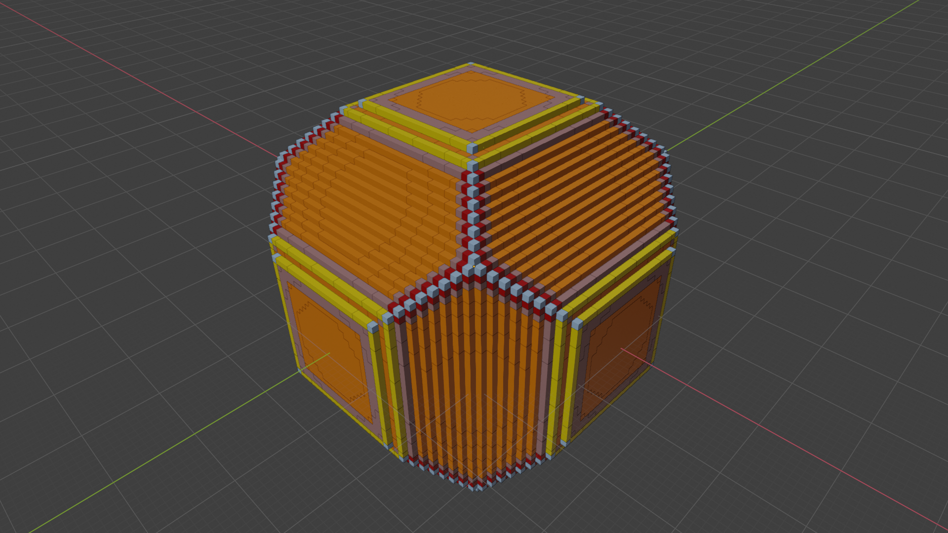 Final Configuration with initially 3 chips on all but the center vertex.