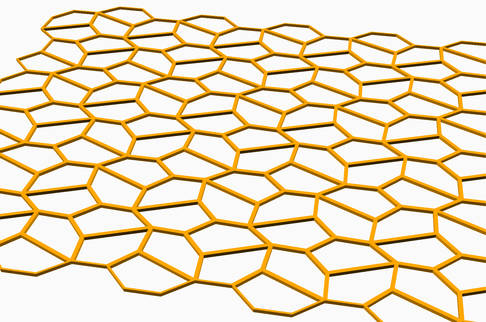 Pentomizer OpenSCAD output for a member of the Type 7 tessellation family