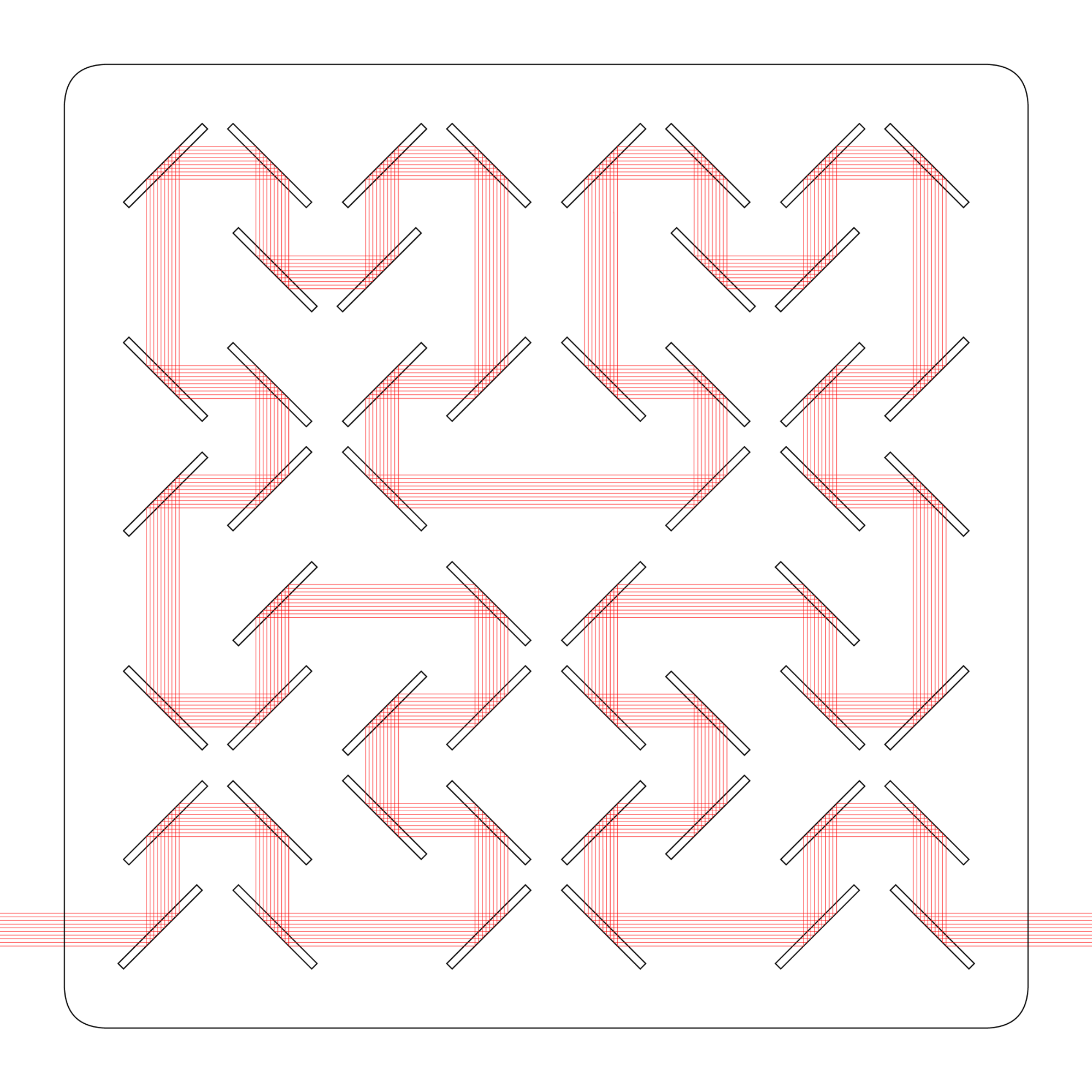 Originally I wanted to use an actual laser beam to trace out the curve, but it turned out that mirrors absorbed too much light. The above illustration shows what I was aiming for.