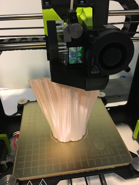 Printing the real axis