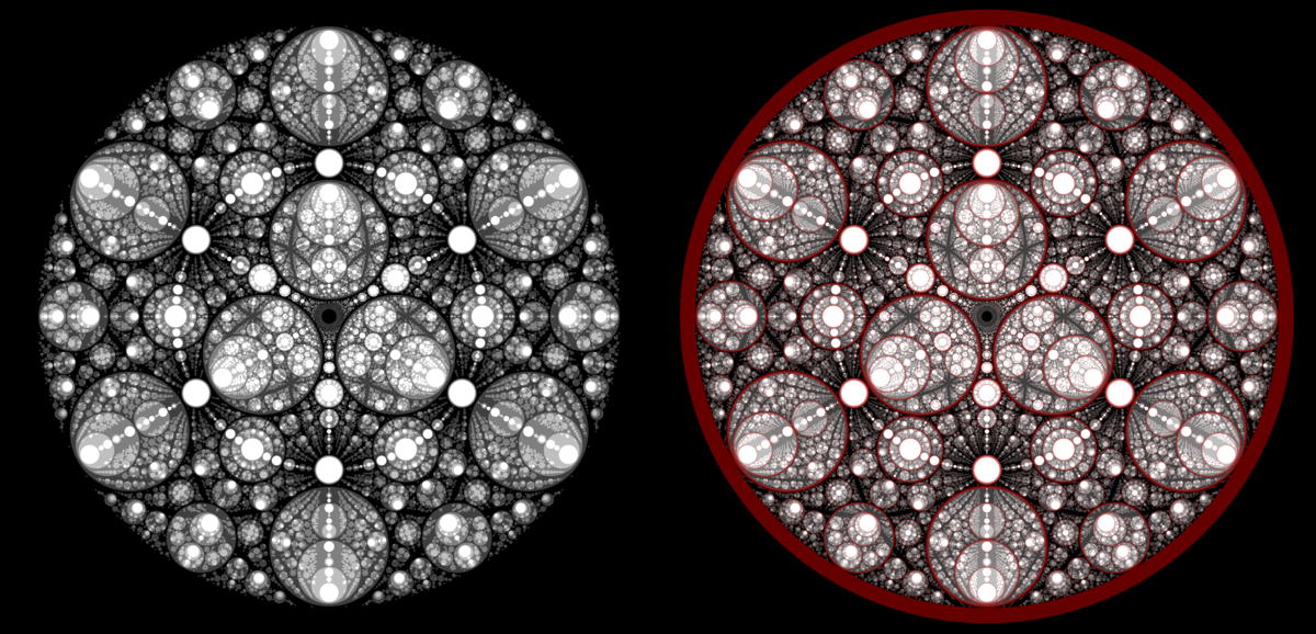 Here are some with almost 6-fold symmetry.