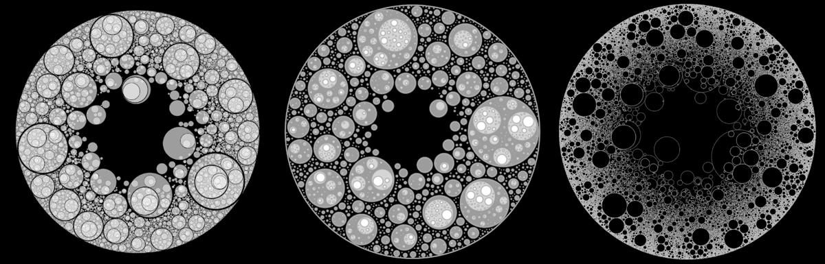 These are obtained by picking points closer to the circumference more often than points close to the center.